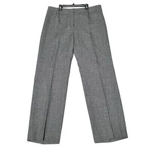 Kasper Gray Houndstooth Tailored Trousers